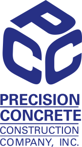Precision Concrete Construction Company Logo